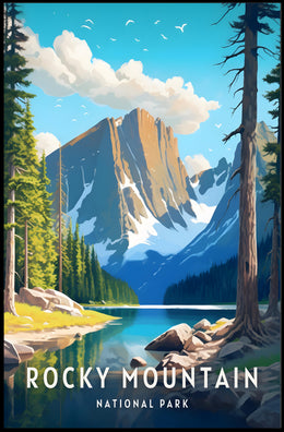 Rocky Mountain National Park Scenic Poster Print