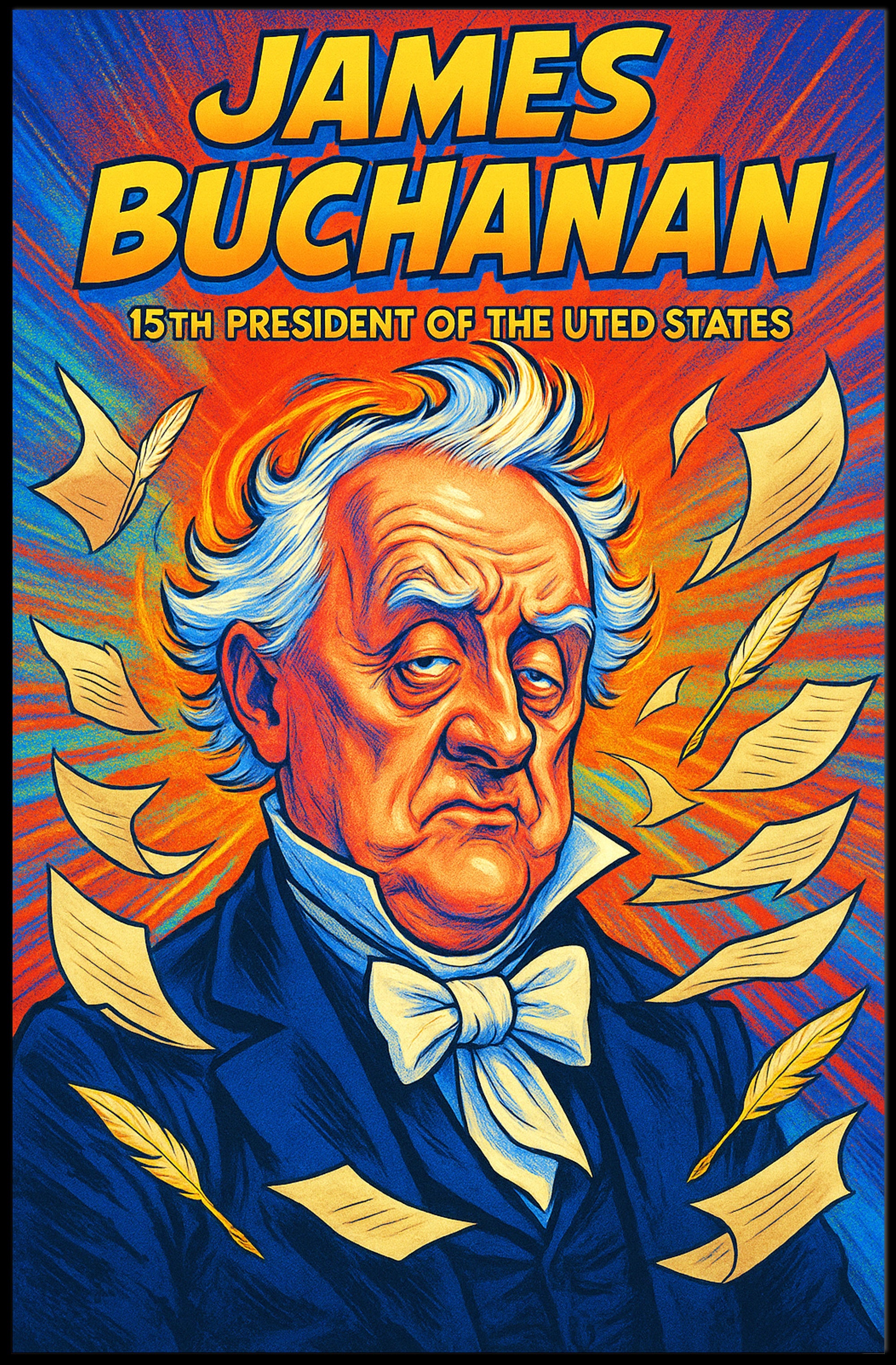 James Buchanan 15th President Poster PosterGoat