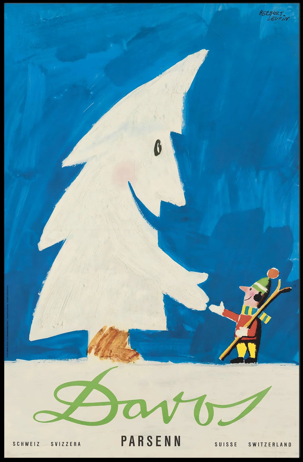 Davos Parsenn Winter Wonderland Poster