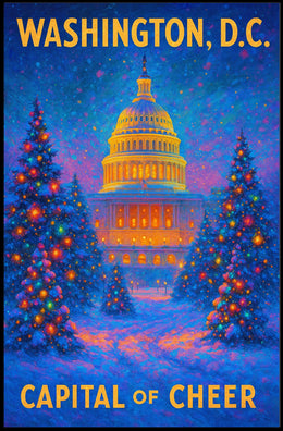 Washington, D.C. Capital Of Cheer Poster