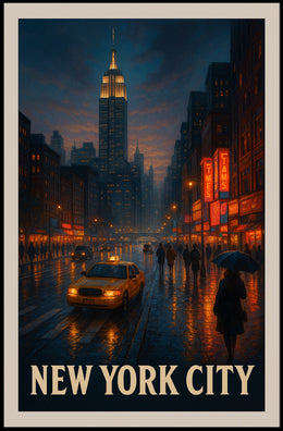 New York City Nights Poster