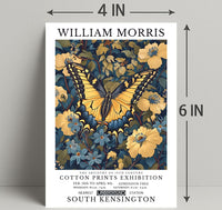 William Morris Butterfly and Floral Heritage Artistic Poster