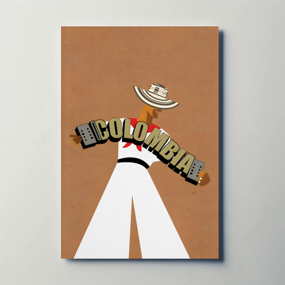 Colombia Travel Poster