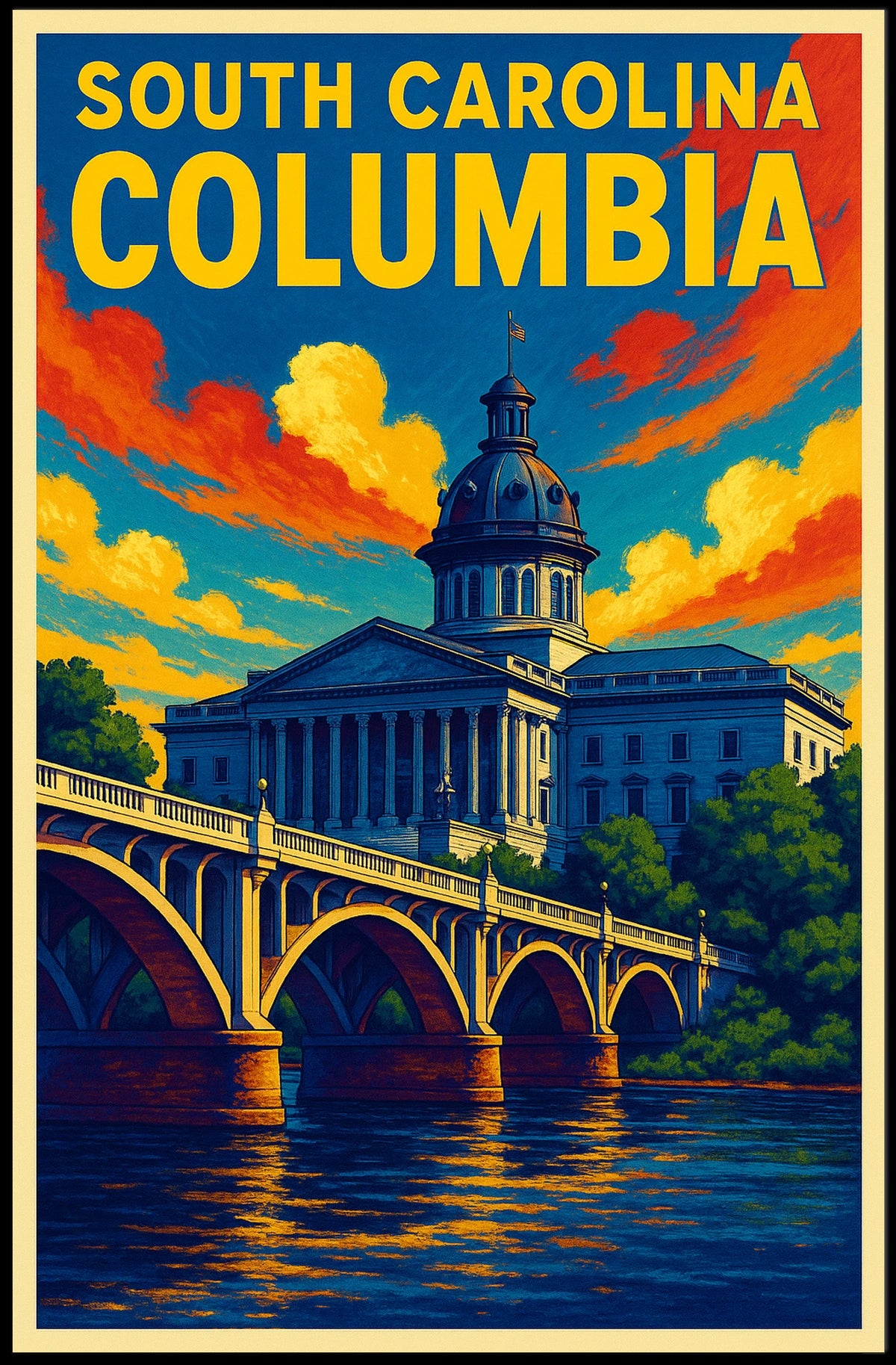 Columbia, South Carolina Poster