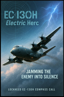 EC-130H Electric Herc Poster PosterGoat