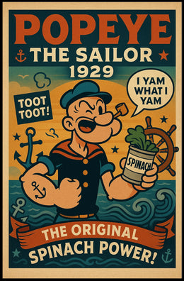 Popeye 1929 Art Poster POP-217