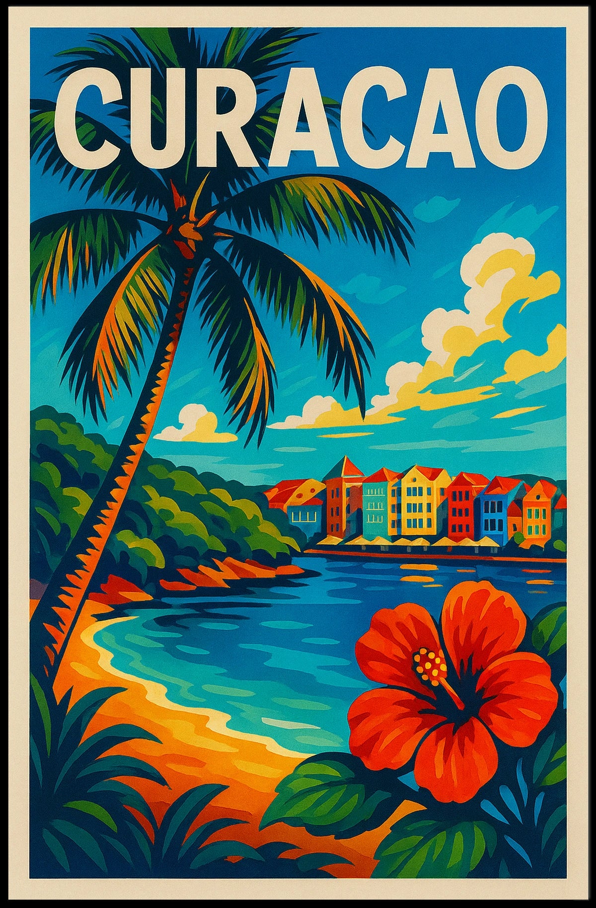 Curacao Island Paradise Poster