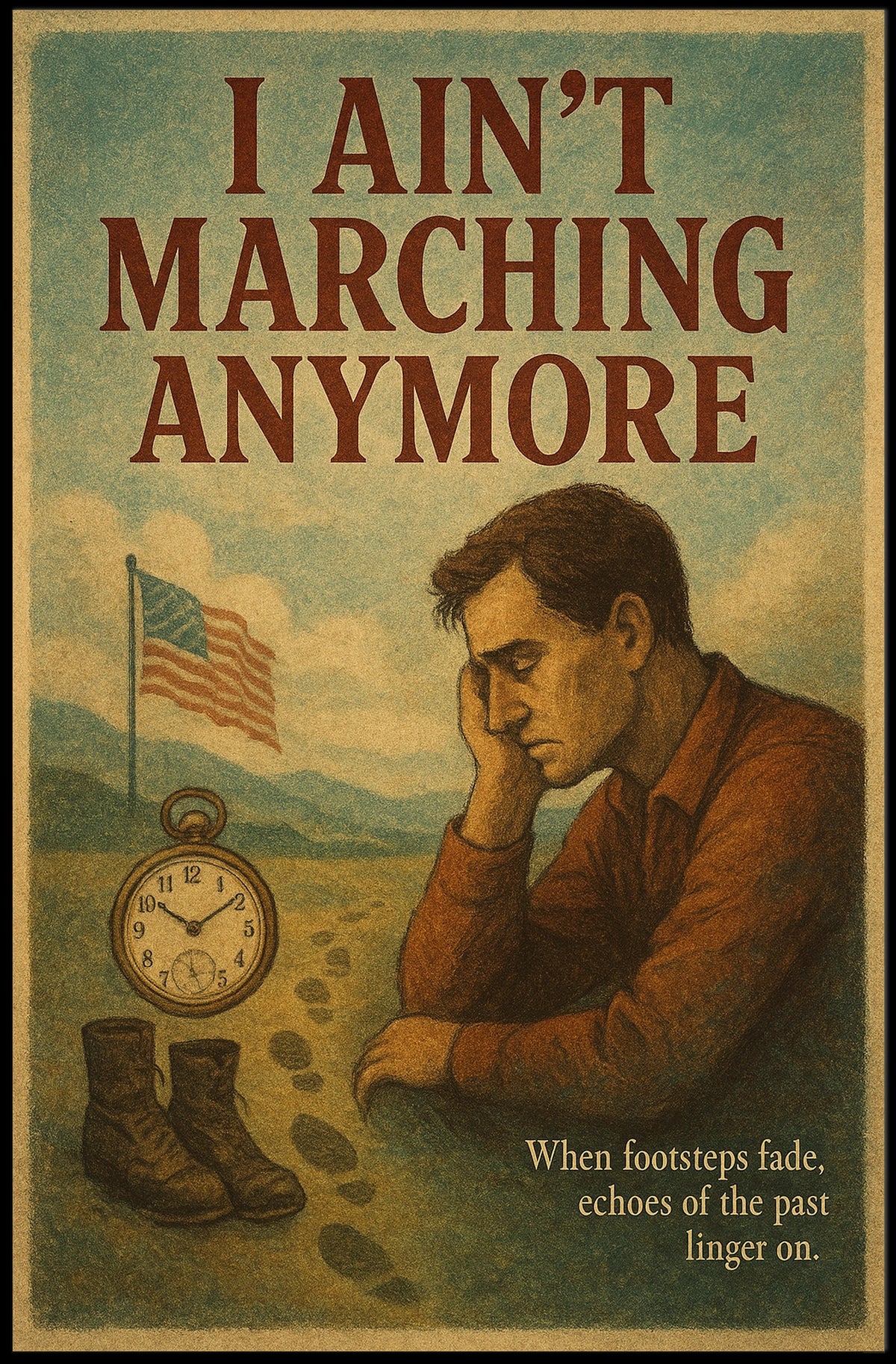 I Aint Marching Anymore Poster