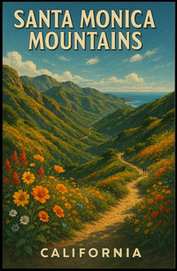 Santa Monica Mountains Poster
