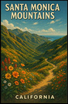 Santa Monica Mountains Poster