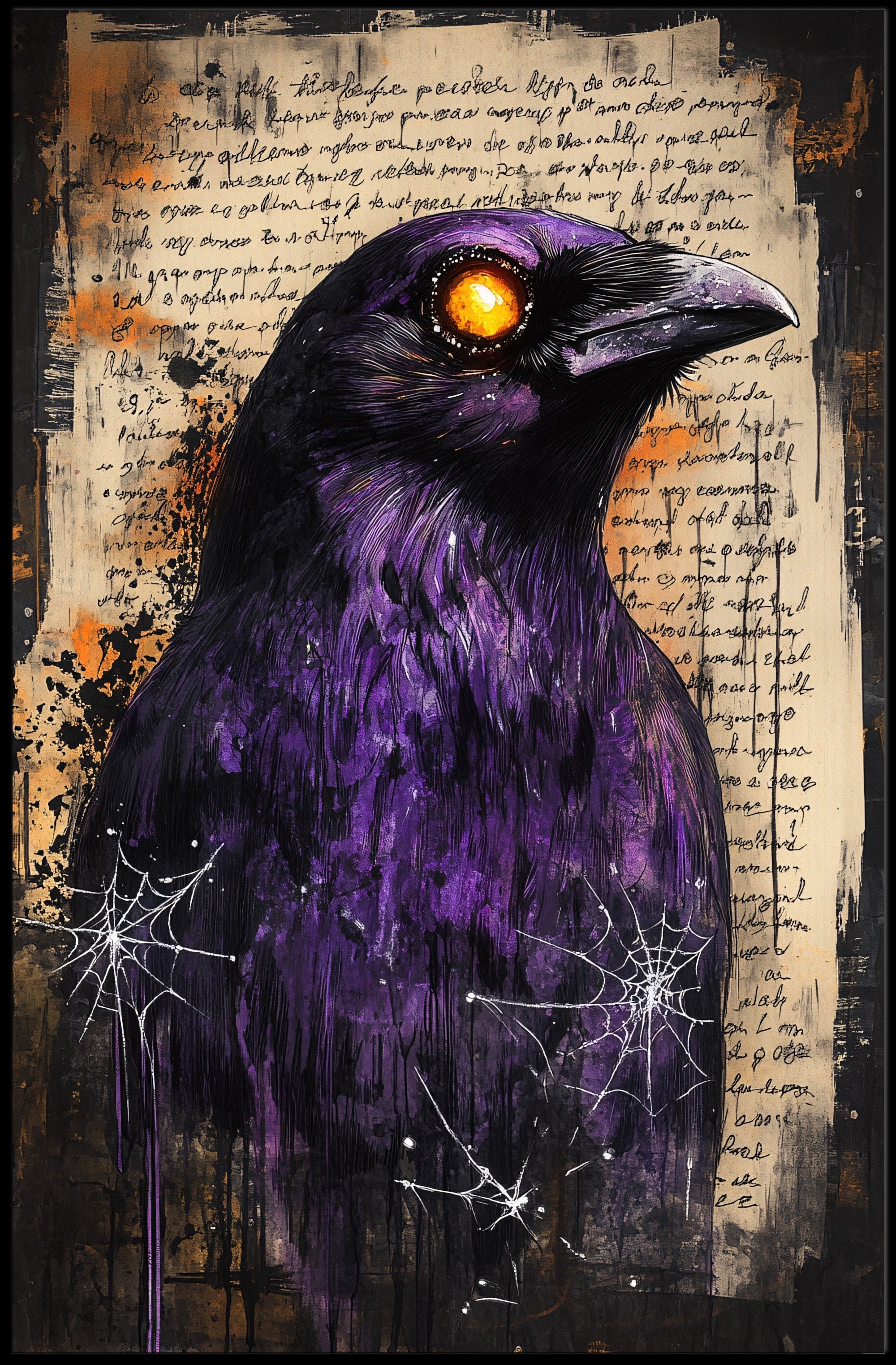 The Enigmatic Raven Poster
