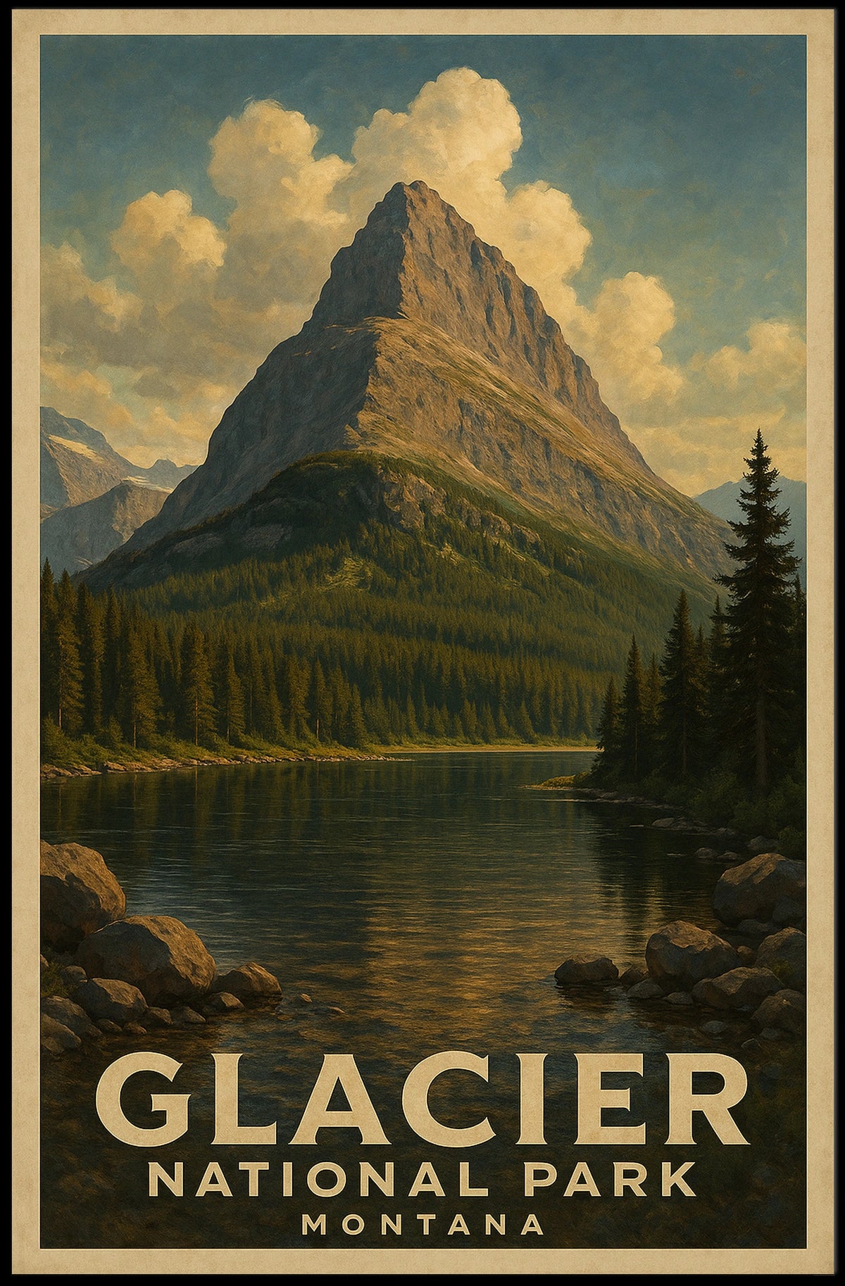 Glacier National Park, Montana Poster