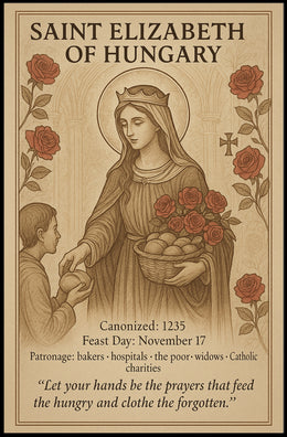 Saint Elizabeth Charity Art in Cultural Heritage Poster