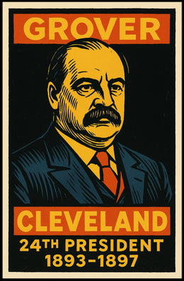 Grover Cleveland 24th President Poster