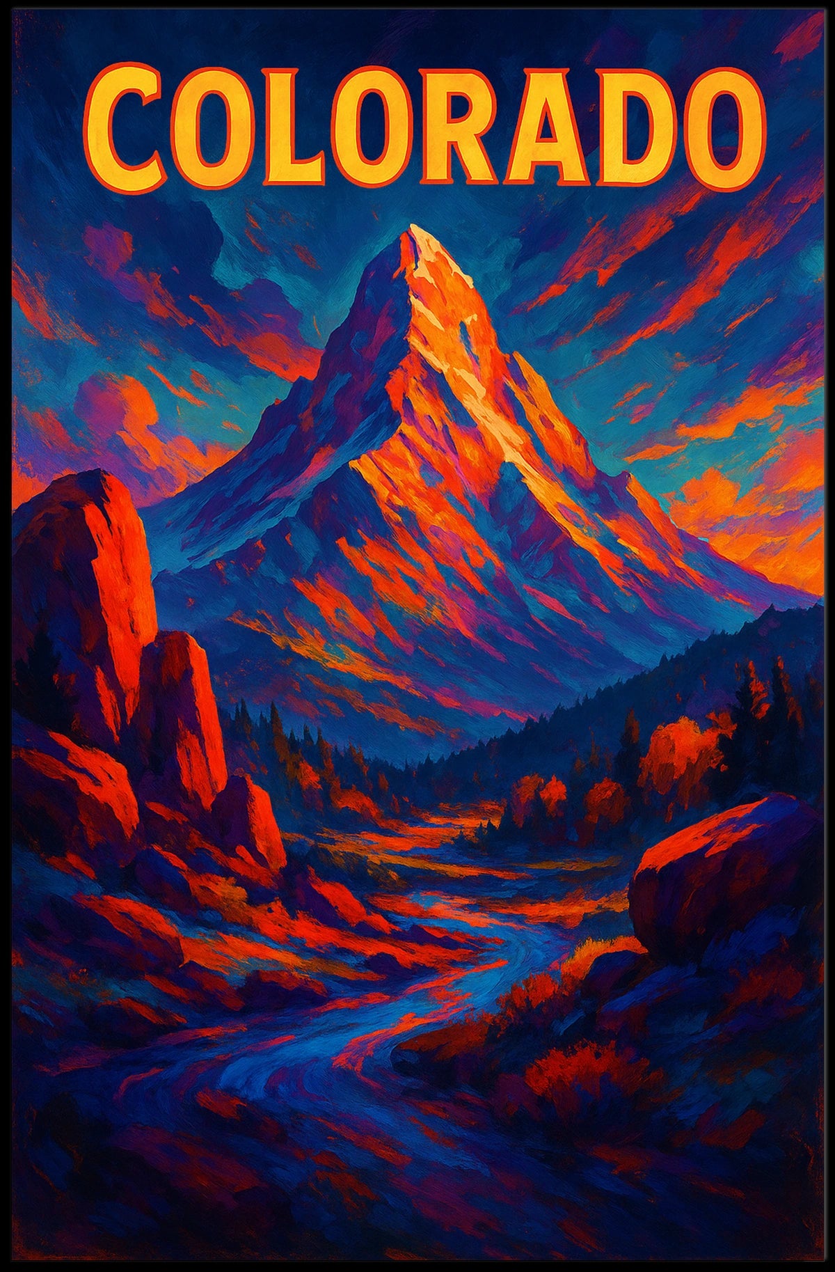 Colorado Mountain Majesty Poster