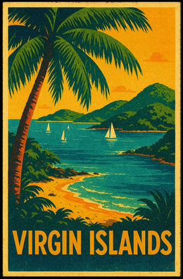 Virgin Islands Paradise Poster