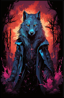 The Enigmatic Wolf Poster