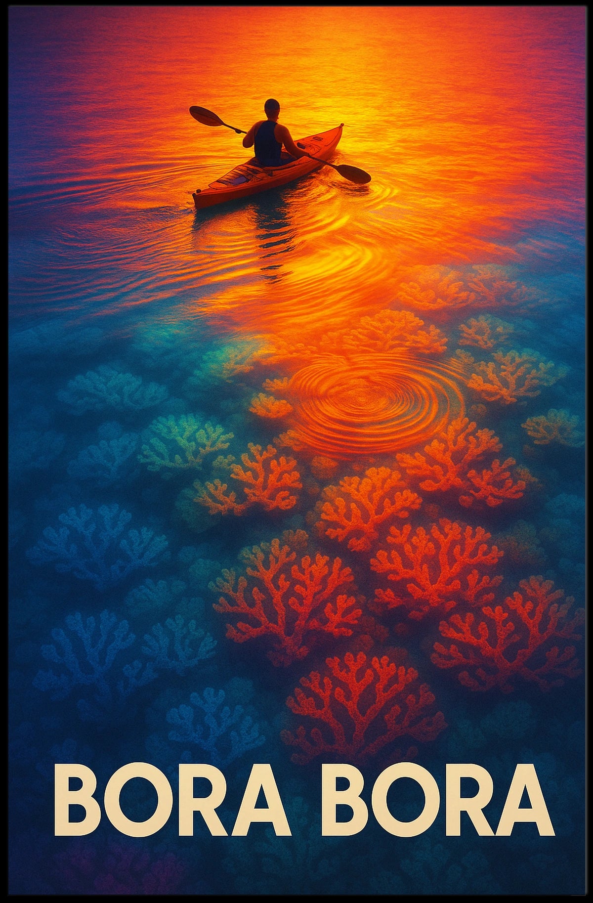 Bora Bora Adventure Poster