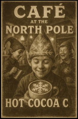 Café At The North Pole Poster