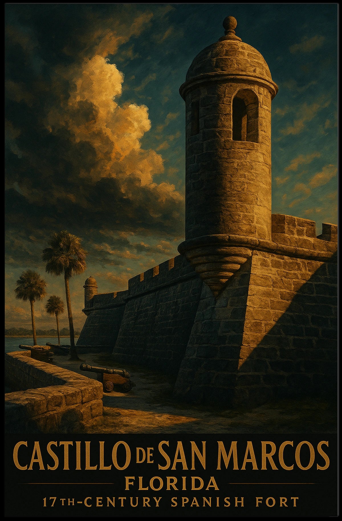 Castillo De San Marcos FloridaS Poster