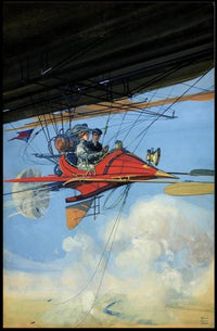 Whimsical Flight Adventure Poster PosterGoat