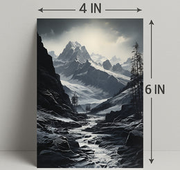 Majestic Mountain Landscape Poster