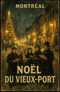 Noël Du Vieux-Port De Montréal Poster