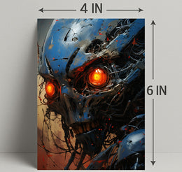 Cybernetic Visage Poster PosterGoat