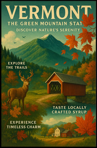 Vermont Natural Serenity Wall Art Print