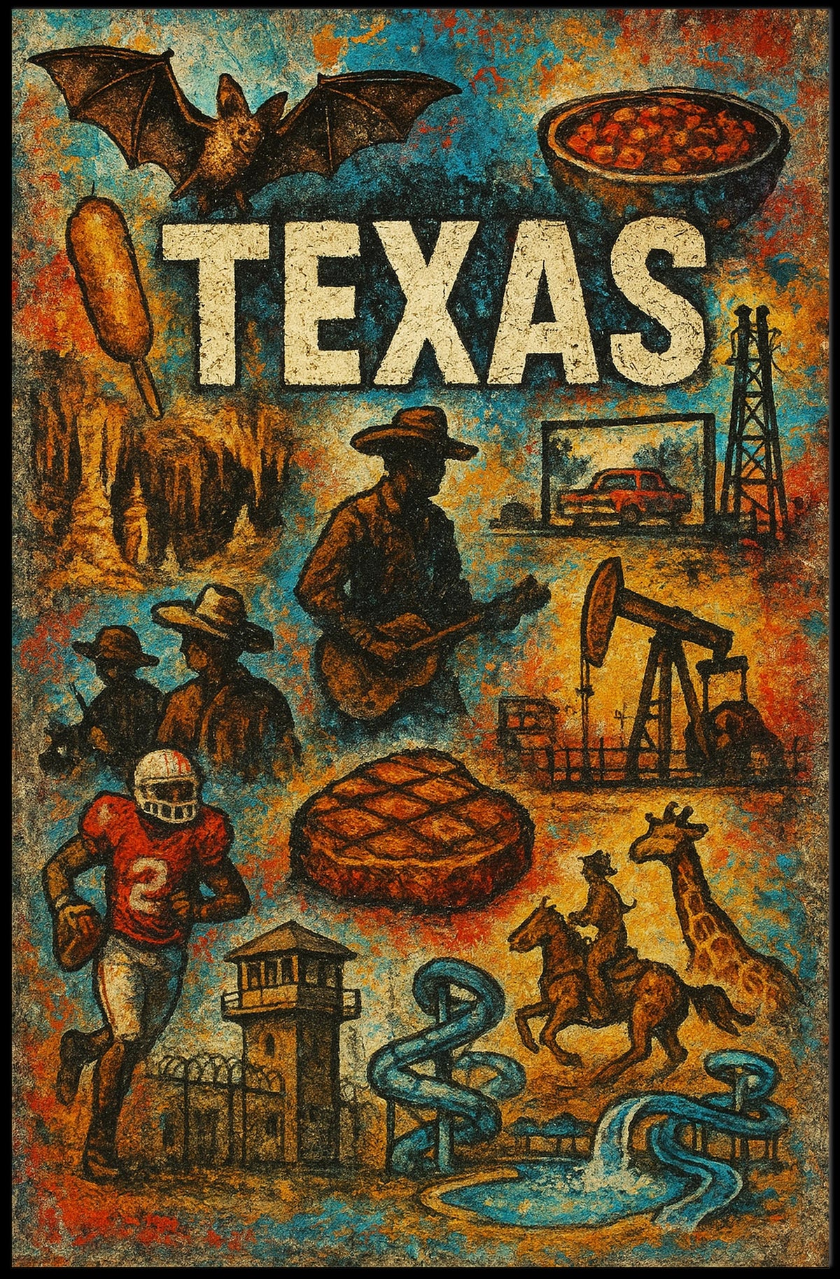 Celebrating Texas Poster