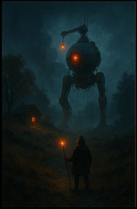 The Encounter In The Dark Poster
