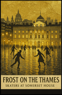 Frost On The Thames Poster