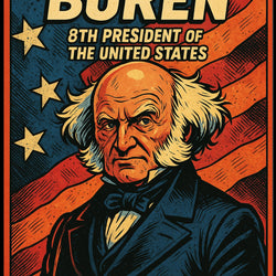 Martin Van Buren Eighth President Poster Wall Art Decor