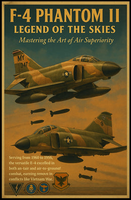 F-4 Phantom Ii Legend Of The Skies Poster