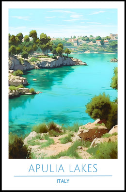 Apulia Lakes, Italy Poster
