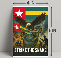 Strike the Snake! Poster PosterGoat