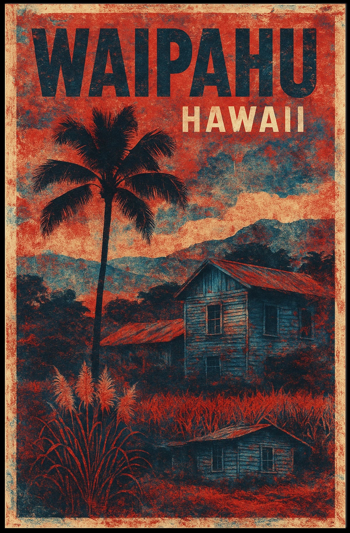 Waipahu, Hawaii Poster