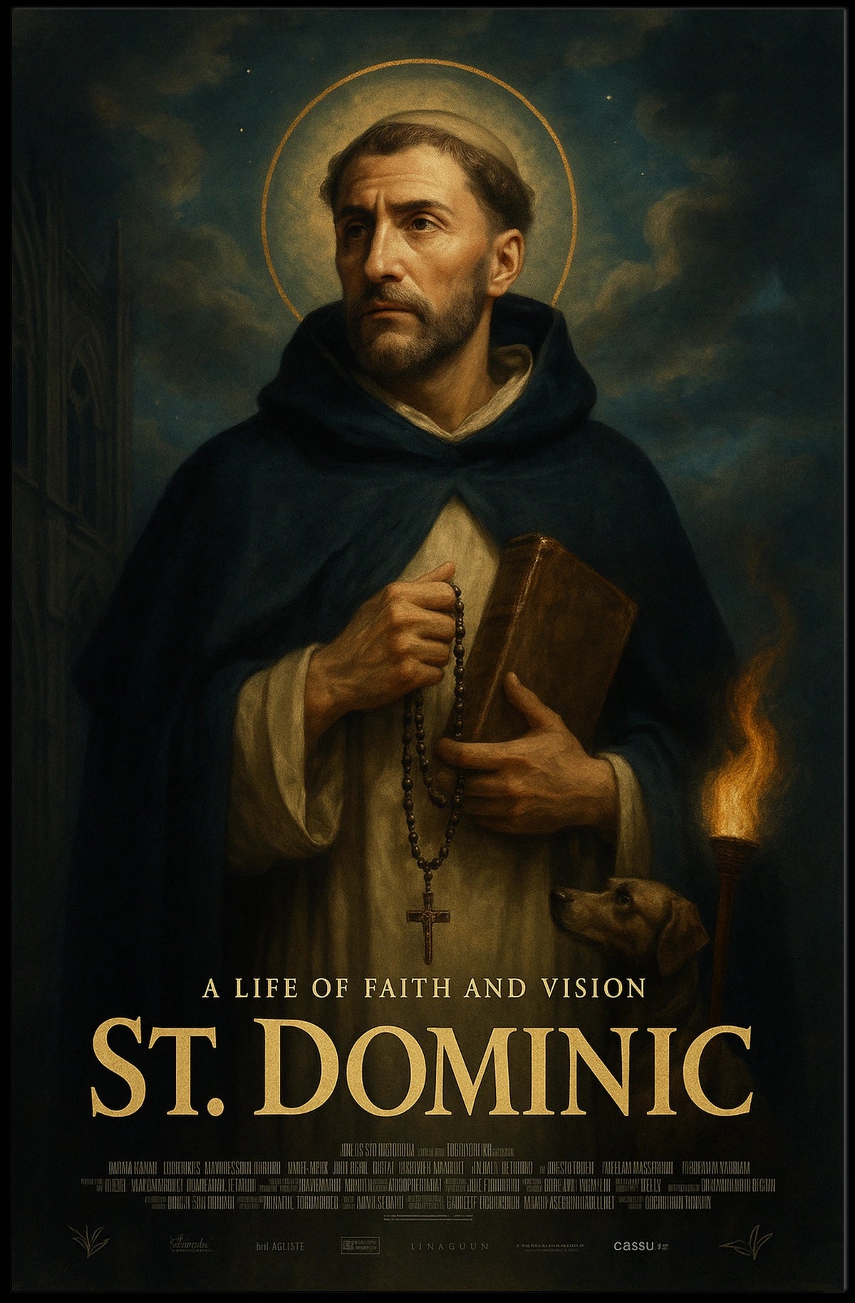 St. Dominic A Life of Faith and Vision Poster