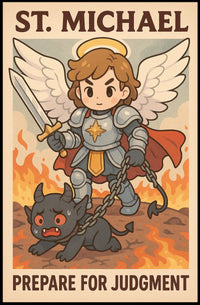 St. Michael Prepare For Judgment Poster
