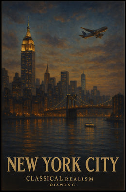 New York City Classical Realism Poster