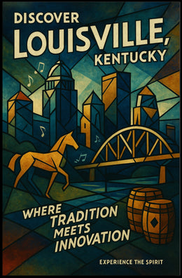 Discover Louisville, Kentucky Poster