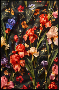 Floral Symphony Wall Art Print for Home Decor