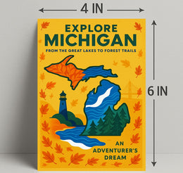 Explore Michigan Poster PosterGoat