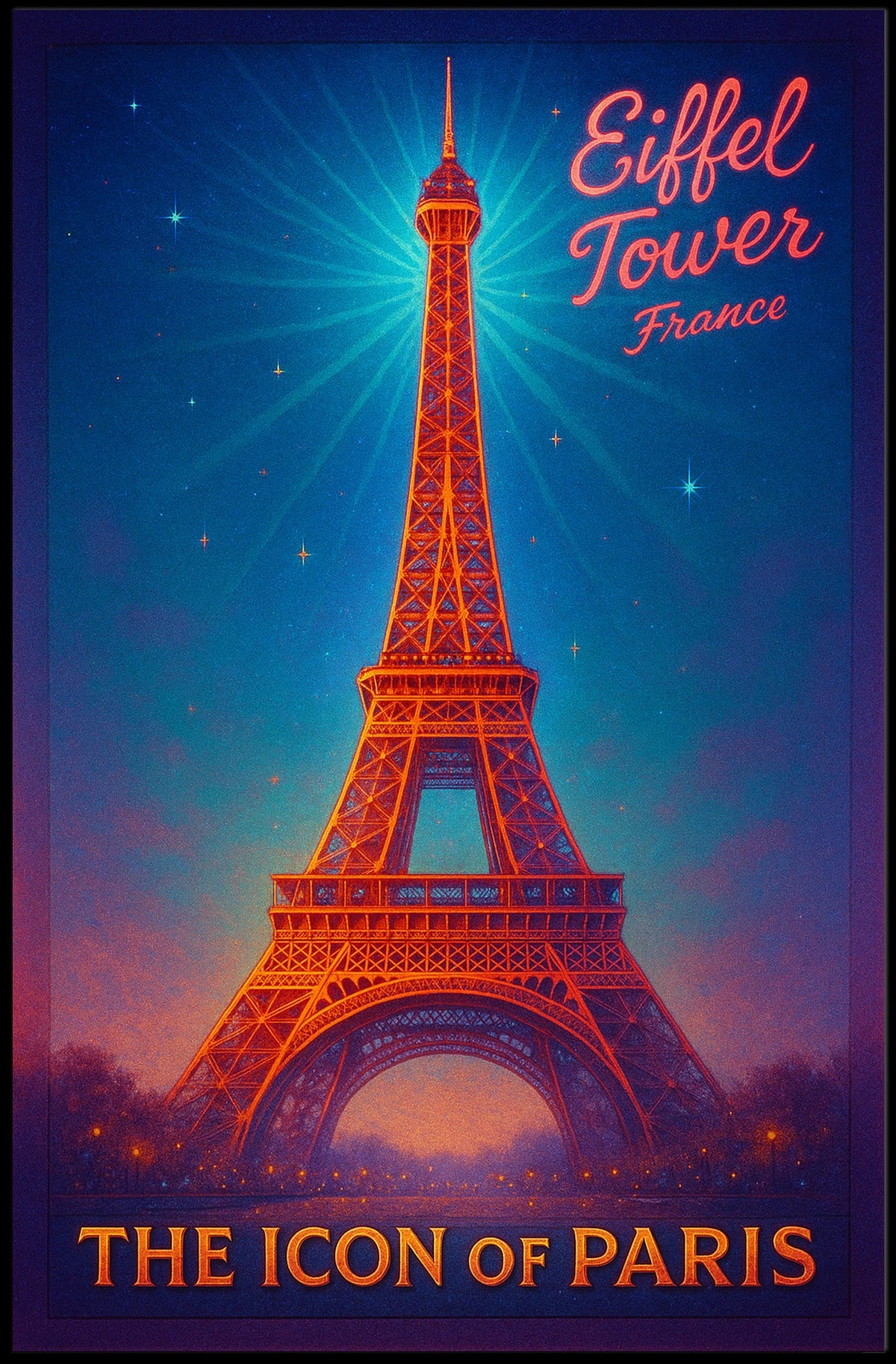 Eiffel Tower The Icon of Paris Poster