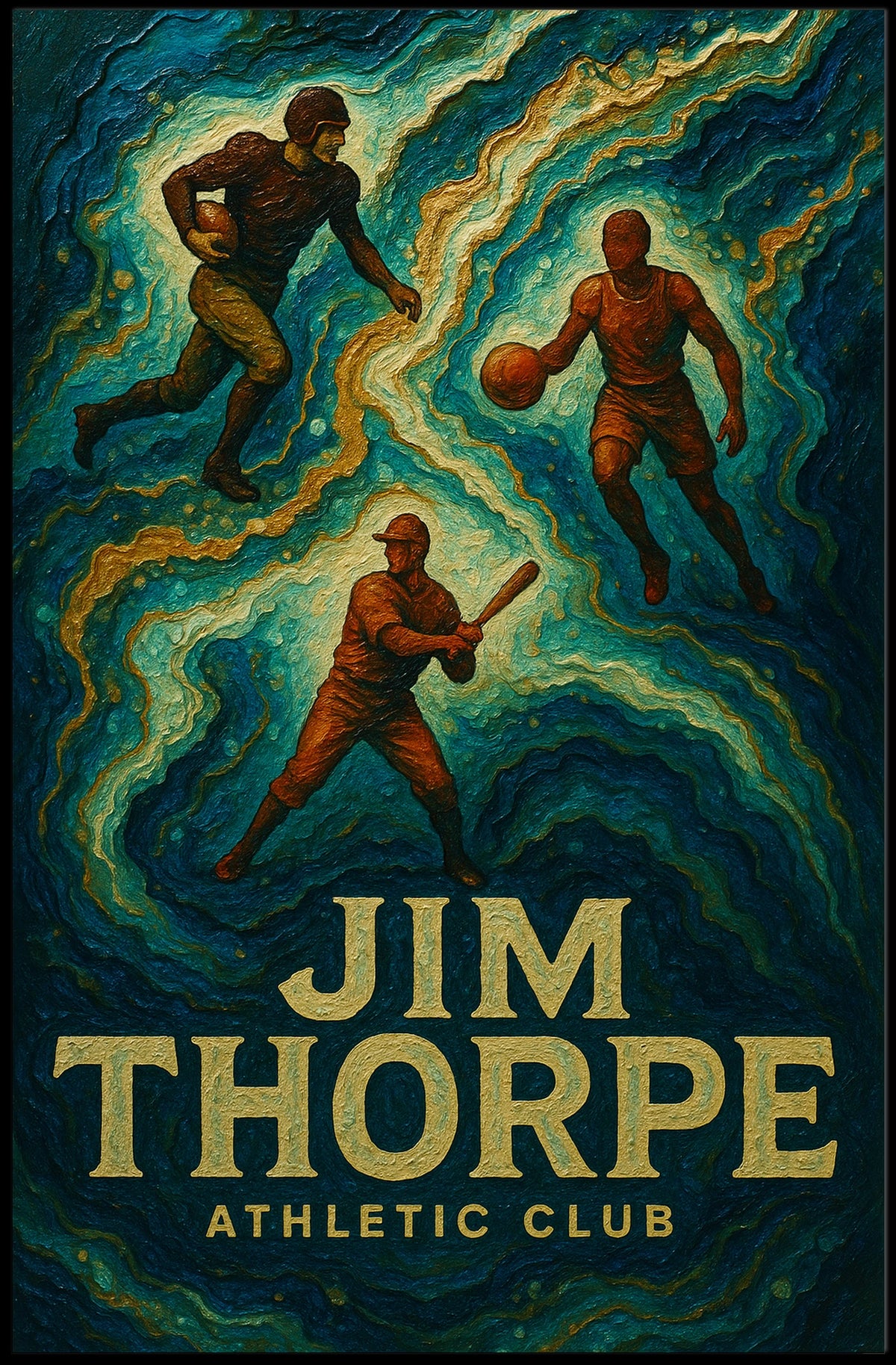 Jim Thorpe Athletic Club Poster