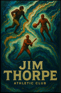 Jim Thorpe Athletic Club Poster