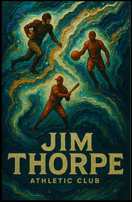 Jim Thorpe Athletic Club Poster