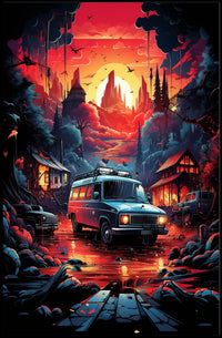 Sunset Adventure Poster