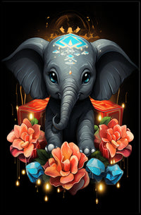 Enchanted Elephant Poster
