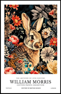 William Morris Rabbit Floral Heritage Poster